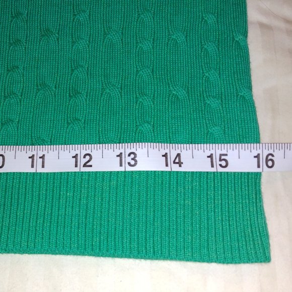 Charter Club Green pullover sweater. Cotton/nylon blend Never worn. Size S. - Picture 10 of 12